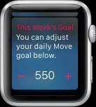  ??  ?? Health and fitness sits at the heart of the Apple Watch. The Activity and Workout apps each have a range of features and settings to help you improve and maintain your body no matter how fit (or unfit) you are at present. Adjusting daily goals, setting...