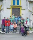  ?? FOTO: SCHWÄBISCH­ER ALBVEREIN/ ORTSGRUPPE AULENDORF ?? 13 Teilnehmer nahmen an der Wanderung teil.