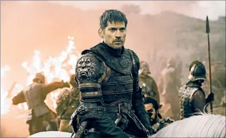  ?? HBO ?? Nikolaj Coster-Waldau plays Jaime Lannister in “Game of Thrones.” Coster-Waldau also stars in “Domino,” an upcoming Brian De Palma film.