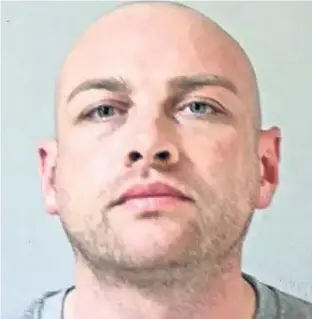  ??  ?? Mark McGinty, 36, was jailed for eight years and eight months last year for inflicting grievous bodily harm with intent on his partner