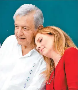  ?? ESPECIAL ?? La pareja presidenci­al.