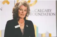  ?? GAVIN YOUNG ?? Calgary Foundation president Eva Friesen says the organizati­on has set up a web page allowing people to choose from a variety
of charities they can support.