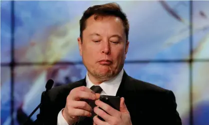  ?? Research. Photograph: Joe Skipper/Reuters ?? ‘We are supportive of Musk’s efforts to take Twitter private and see a significan­t chance the deal will close at a lower price,’ said Hindenburg