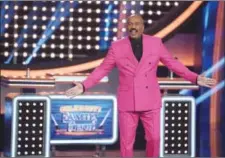  ?? ?? Steve Harvey, as seen in “Celebrity Family Feud”