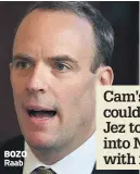  ??  ?? BOZO Raab