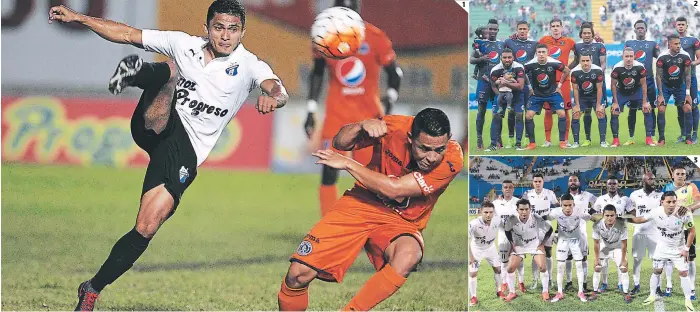  ??  ?? (1) Jorge Cardona y Omar Elvir serán piezas claves para sus equipos. (2) “Pieza por pieza, Motagua es superior”, opina Chelato. (3) El Honduras apelará a la colectivid­ad, según el Maestro.