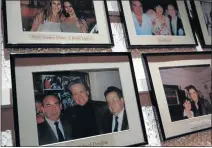  ??  ?? Photos of celebritie­s, former presidents and sports personalit­ies decorate a wall at the El Corral de la Moreria tablao” flamenco venue in Madrid, Spain.