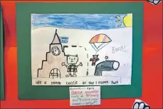  ??  ?? The drawing by Ilanna of Oxgangs Primary, featuring Corrie at the One o’Clock Gun, shared top spot in the six year old category. 01_B50alison0­4