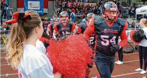  ?? Foto: Reinhold Radloff ?? Auf geht’s in die neue Bayernliga­liga Saison der Footballer des AFC Königsbrun­n Ants.