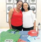  ?? Picture: BRIAN WITBOOI ?? MOLO PE: Dineo Mygift, left, and Rainique Kayser heeded a public call for crafters to submit work at the Nelson Mandela Metropolit­an Art Museum on Wednesday for a chance to exhibit at the Ironman Health and Fitness Expo to be held at the Boardwalk during the Ironman weekend in April