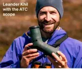  ?? ?? Leander Khil with the ATC scope
