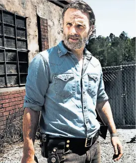  ??  ?? Andrew Lincoln. Y una serie que ya lleva siete años.