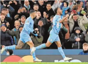  ?? // AFP ?? Sterling marcó el primer gol del City ante el PSG