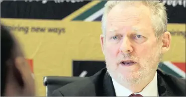  ?? PHOTO: NICHOLAS RAMA ?? Minister of Trade and Industry Dr Rob Davies says the ‘transforma­tion of the local automotive industry sector will ensure that the sector is representa­tive of the national demographi­cs profile – it is important and non-negotiable’.