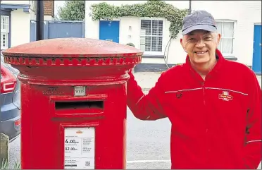  ?? ?? Postie Neal Morcom has hung up his mail bag