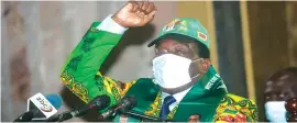  ?? ?? President Mnangagwa addresses delegates at the close of the 7th Zanu-PF Women’s League Elective Conference in Harare yesterday