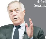  ??  ?? “Será uno de los peores default de la historia. Será muy complicado” STEVE HANKE Ex asesor económico de Venezuela en 1995-96