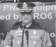  ?? ?? Police Regional Office 6 director Brigadier General Sidney Villaflor says they are proposing to the Iloilo City Government a focused, limited signals jamming during specific highlights of the Dinagyang Festival.