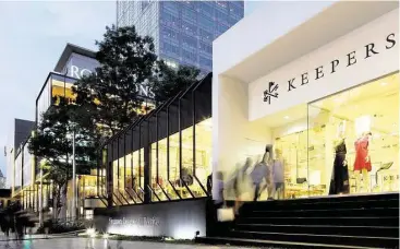  ?? Keepers ?? Founded by a local jewelry designer, Keepers on Orchard Road showcases the breadth and depth of Singapore’s design scene.