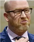  ??  ?? Resignatio­n: Paul Nuttall