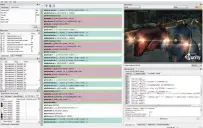  ??  ?? Imaginatio­n’s OpenGL ES capture and analysis tool, PVRTrace, at work