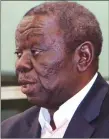  ??  ?? Morgan Tsvangirai