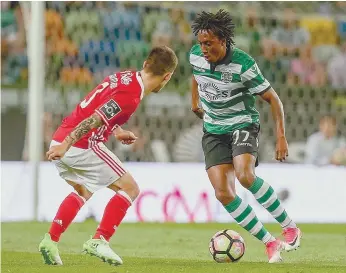  ??  ?? Gelson Martins era um dos alvos de Luís Filipe Vieira para reforço do plantel