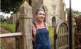  ?? Photograph: Antonio Olmos/Antonio Olmos / The Guardian ?? Nicky Marchbank in the Kent village where she lives and has set up a community cafe.