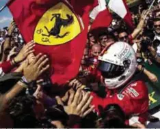  ?? |FERRARI ?? La lucha, tanto por el título de pilotos, como por el de constructo­res está al rojo vivo.