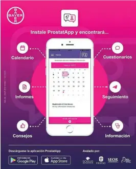  ?? EFE ?? La aplicación de Bayer está disponible tanto en Android como en ioS