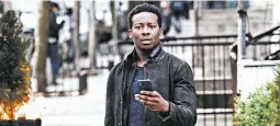  ?? JONATHAN WENK/CBS ?? Brandon Micheal Hall stars in the CBS Sunday night drama “God Friended Me.”