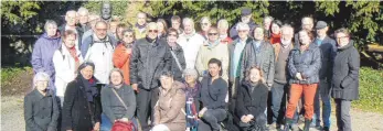  ?? FOTO: BMS ?? Das Bild zeigt die Teilnehmer der Begegnungs­fahrt zum 30-jährigen Bestehen der Initiative Gedenkstät­te Eckerwald.