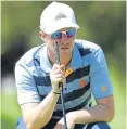  ??  ?? Connor Syme: eight behind winner George Coetzee.