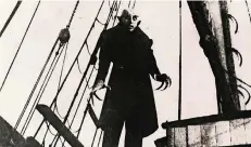  ?? FOTO: WDR ?? Szene aus Friedrich Wilhelm Murnaus Film „Nosferatu“. Der Regisseur wurde 1888 in Bielefeld geboren.
