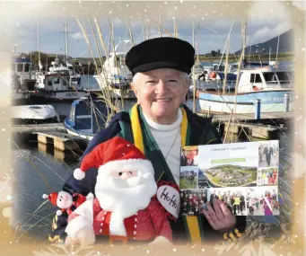  ??  ?? Kathleen O’Sullivan will be selling her 2020 Calender in aid of Snoezelen Equipment Trolley for Alzheimers patients in Cahersivee­n Hospital.