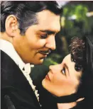  ?? MGM 1939 ?? “Gone With the Wind,” with Clark Gable and Vivian Leigh, glorifies something wrong.