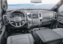  ??  ?? 2020 Ram Power Wagon interior