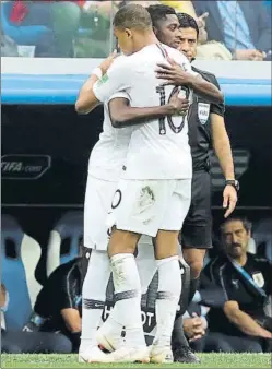  ?? FOTO: GETTY ?? Ousmane Dembélé y Kylian Mbappé, crack del PSG, son grandes amigos