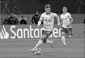  ??  ?? Chelsea heeft nog geen akkoord bereikt met RB Leipzig voor de transfer van Timo Werner.
(Foto: AD)