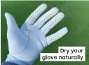  ?? ?? Dry your glove naturally