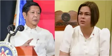  ?? PHOTOS FROM THEIR FACEBOOK PAGES ?? MANILA▪ President Bongbong Marcos and Vice President Sara Duterte▪