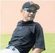  ?? JOHN AMIS/AP ?? Ichiro Suzuki is 18-for-73 in pinch-hit appearance­s this season as the healthy Marlins outfield has limited his games.