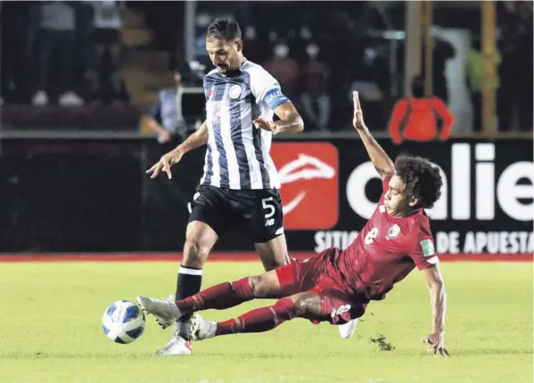  ?? AFP ?? Celso Borges fue titular y capitán de Costa Rica en el primer duelo eliminator­io de la octagonal rumbo a Catar 2022, ante Panamá (0 a 0).