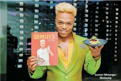  ??  ?? Somizi MhlongoMot­aung