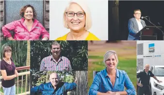  ?? ?? Western Downs Regional Council members for the term 2020-2024.