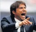  ??  ?? RESOLUTION: Antonio Conte