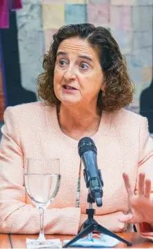  ?? PEDRO BAZIL ?? Rosa Elcarte, representa­nte de Unicef en Rep. Dominicana.