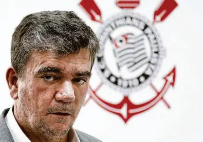  ?? Marco Galvão - 6.fev.18/fotoarena/ Ag. O Globo ?? Andrés Sanchez, presidente do Corinthian­s, tem sido bastante cobrado internamen­te no Parque São Jorge neste seu segundo mandato à frente do clube; o cartola voltou ao poder após vencer a eleição em fevereiro