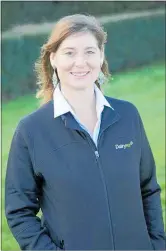  ?? PICTURE / DAIRYNZ ?? DairyNZ’s Vanessa Winning — for many dairy farmers March 20 will be D Day.