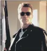  ??  ?? SHORT CIRCUITED: Arnold Schwarzene­gger as Terminator may look puny next to new design.